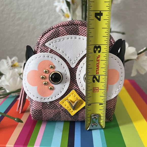 Fashion flower owl coin purse. - Picture 3 of 9